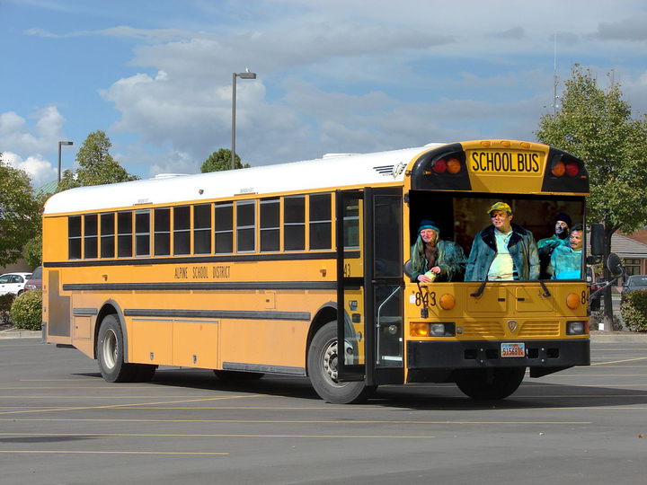 High school basketball Freshman B team bus stolen during tournament game